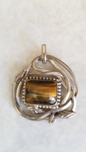 Silver Pendant - Semi Precious Stone