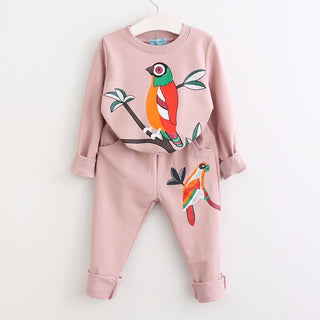 Buy pink1 Toddler Girls Clothes Kids Autumn Winter T Shirt Pants Christmas Clothes Girls Printed Outfits Sport Suit Children Clothing Set