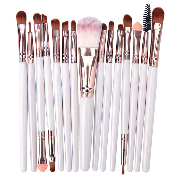 15PCs Makeup Brush Set Cosmetict Makeup for Face Make Up Tools Women Beauty  Professional Foundation Blush Eyeshadow Consealer