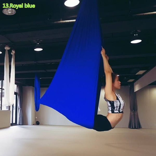 PRIOR FITNESS 5 Meters Yoga Hammock Set Anti Gravity Inversion Aerial Yoga Equipment Swing - Webster.direct