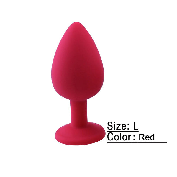 Silicone Butt Plug Anal Plug Unisex Sex Stopper 3 Different Size Adult Toys for Men/Women Anal Trainer for Couples