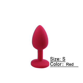 Buy red-s Silicone Butt Plug Anal Plug Unisex Sex Stopper 3 Different Size Adult Toys for Men/Women Anal Trainer for Couples