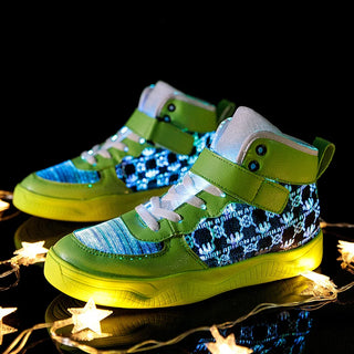 Buy green-b Super Cool Light Up Sneakers