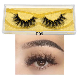 Mink Eyelashes Hand Made Crisscross False Eyelashes Cruelty Free Dramatic 3D Mink Lashes Long Lasting Faux Cils for Makeup Tools - Webster.direct