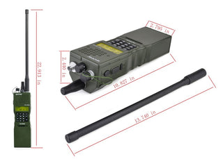 Buy prc-152 Z-Tac Tactical Military Softair Army Radio PRC-148 PRC 152 Dummy Radio Case Antenna Package Talkie Walkie PRC 148 PRC-152