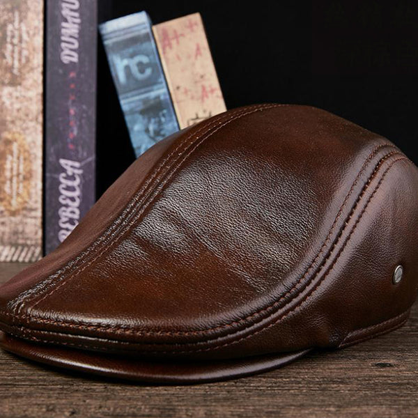 BUTTERMERE Flat Caps Men Real Leather - Webster.direct