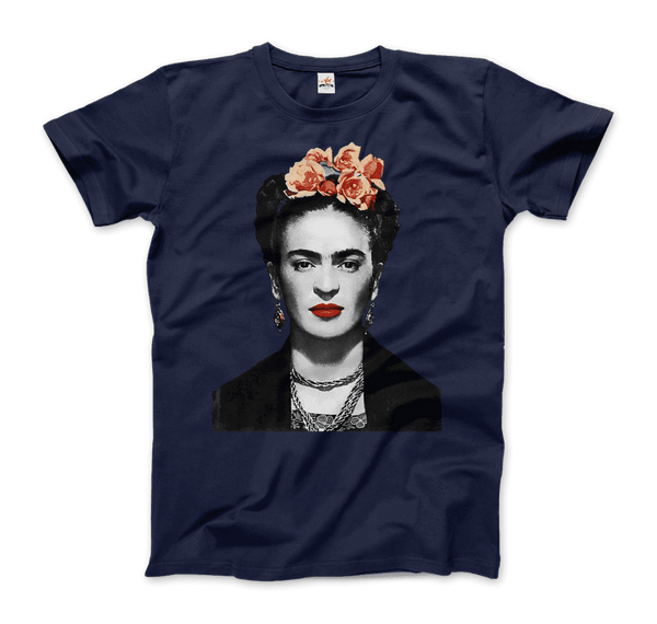 Frida Kahlo With Flowers Poster Artwork T-Shirt