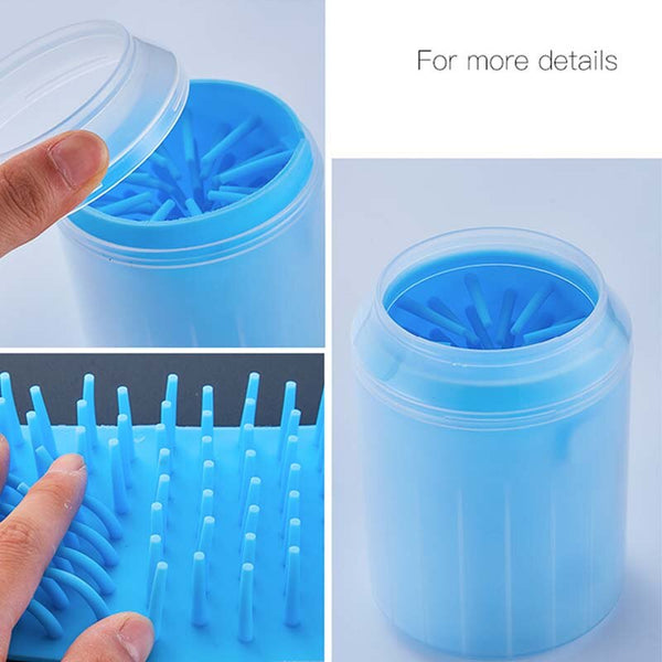 Pet Dog Foot Cleaning Cup Paw Brush Clean Tool Washing Washer Outdoors Dog Foot Cleaner Feet Washer Portable Pet Foot Wash Tool