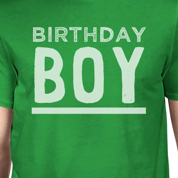 Birthday Boy Mens Green Shirt