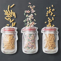 Reusable Mason Jar Zipper Bags