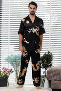 Couple Silk Satin Pajamas