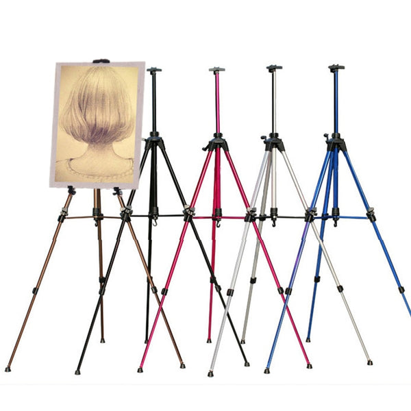 Aluminum Alloy Easel Retractable Metal Sketch Easel