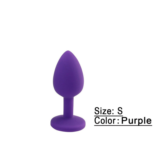 Silicone Butt Plug Anal Plug Unisex Sex Stopper 3 Different Size Adult Toys for Men/Women Anal Trainer for Couples