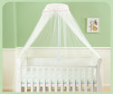 Summer 0-3 Years Baby Bed Crib Netting Hung Dome Mosquito Net With Holder Self-Stand Hanging Net Curtain Kids Infant Bed Canopy