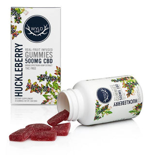 Wyld CBD - CBD Edible - Huckleberry Gummies - 25mg