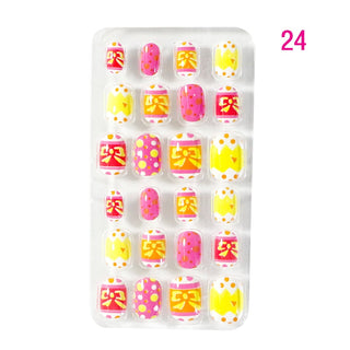 Buy color-24 Kids Easy Apply Salon Girl Nail Art