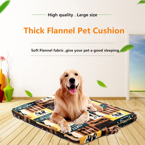 Large Dog Bed Mat Puppy Sofa Thick Orthopedic Mattress for Small Medium Large Dog Sleep Cushion Husky Labrador Bench Pet Bedding