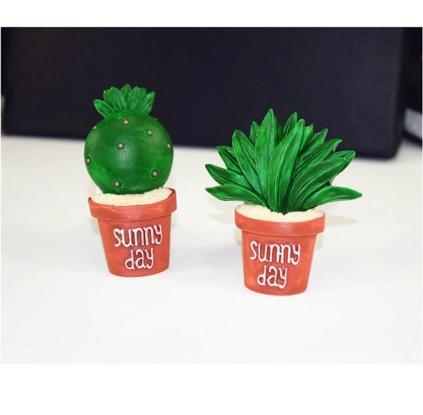 CHIZIYO Car Air Freshener Cactus Plants Perfume Vent Outlet Air Conditioning Fragrance Clip Cute Creative Ornaments