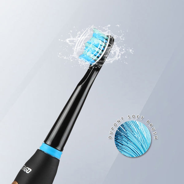 Seago Sonic Electric Toothbrush Tooth Brush USB Rechargeable Adult Waterproof Ultrasonic Automatic 5 Mode With Travel Case