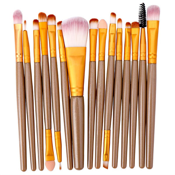 15PCs Makeup Brush Set Cosmetict Makeup for Face Make Up Tools Women Beauty  Professional Foundation Blush Eyeshadow Consealer