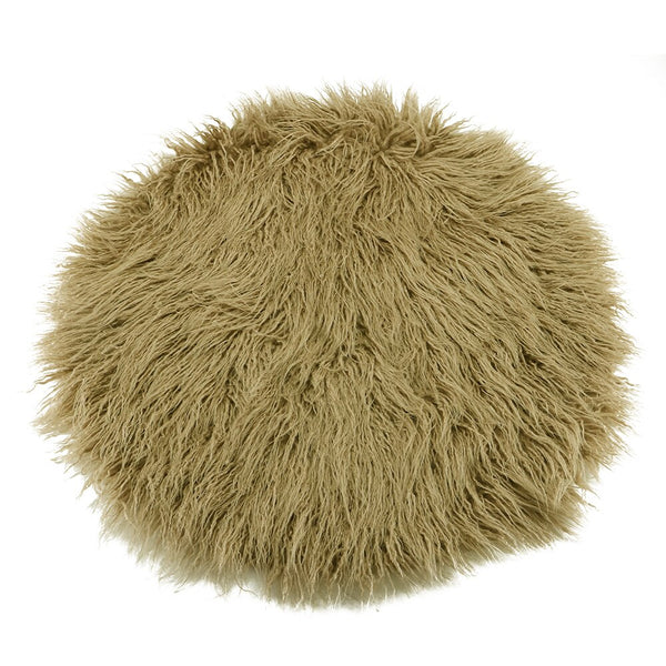 Clearance 75X50cm Newborn Baby Infant Photo Blanket Fake Fur Rug Blanket Plush Photography Background Prop Basket Stuffer Filler