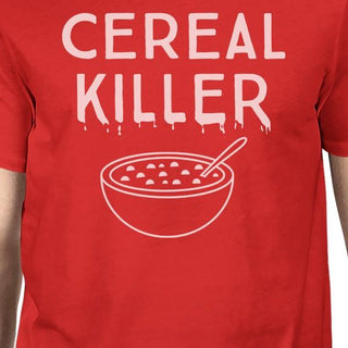 Cereal Killer Mens Red Shirt