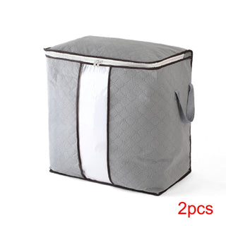 Buy 48-2pcs Wholesale Home Storage Foldable Bag New Waterproof Oxford Fabric Bedding Pillows Quilt Storage Bag Clothes Storage Bag Organizer