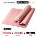 185cm Enlarged Fitness Mat Yoga Mat Men Gym Exercise Mat Esterilla Yoga Tapete Pad Lengthen Non-Slip for Beginner With Yoga Bag