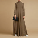 Autumn Turtleneck Long Sleeve Sundress