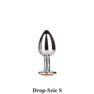 Buy drop-size-s Stainless Steel Butt Plug Anal Massager Spiral Beads Stimulation Thread Anal Plug Anus Sex Toy for Adult Couples SM Products