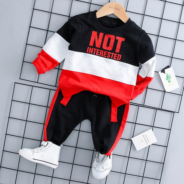 Hooded+Pant 2pcs Outfit Suit Boys Clothing Sets