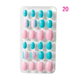 Buy color-20 Kids Easy Apply Salon Girl Nail Art