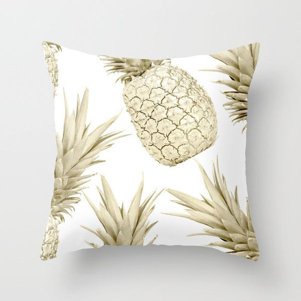 Hot Gold Throw Pillows