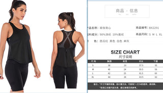 Buy black New Women Fitness Sports Shirt Sleeveless Yoga Top Running GymShirt Vest Athletic Undershirt Yoga Gym Wear Tank Top Quick Dry