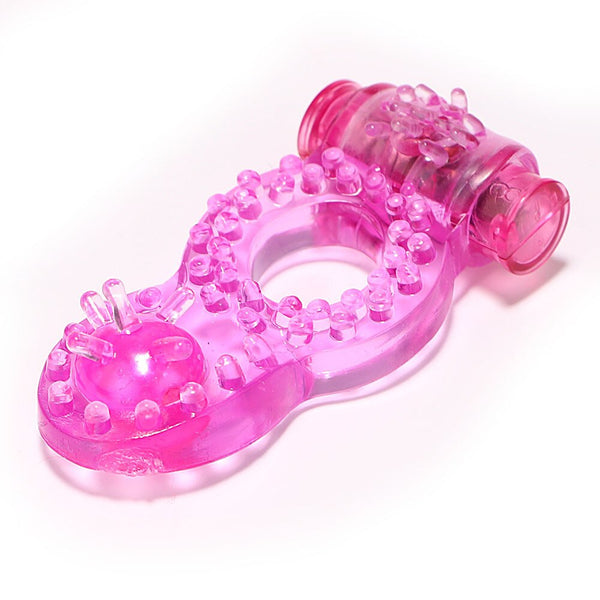 EXVOID Butterfly Penis Vibrator Ring Delay Ejacualtion Clitoris Stimulate Elastic Silicone Sex Toys for Men Cock Vibrating Ring