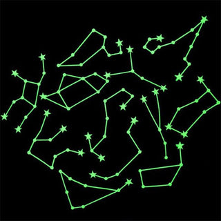 Buy zodiac Glow In The Dark Luminous Fluorescent Wall Stickers