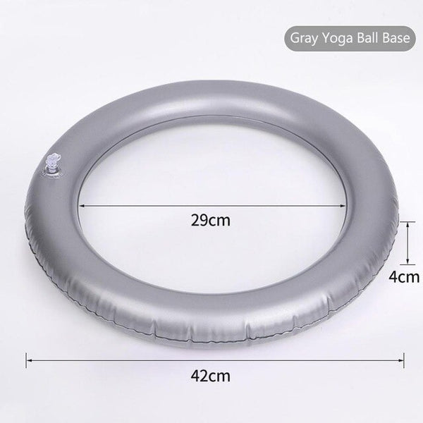 Yoga Ball Base Fitness Balance Ball Ring Thick Explosion-proof Stability Fixed Ring Base Maternity Training 42CM Large Size