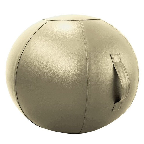 Anti-burst Yoga Ball with Leather Cover Thickened Stability Balance Ball 65CM 75CM